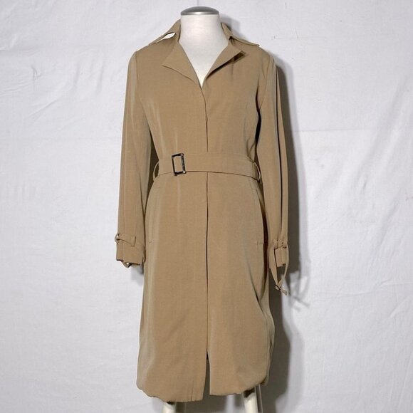Vintage Rico Salandanan Tan Long Blazer Light Jacket M - Picture 1 of 14